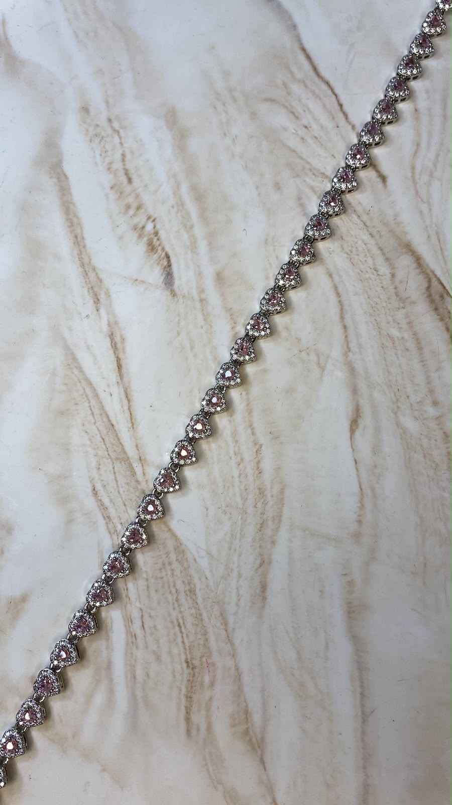 Pembe Taşlı Pandora Kolye_4