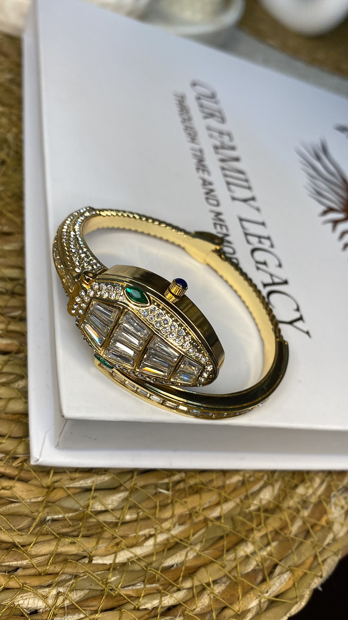 Bvlgari Model Yılan Taşlı Kadın Saat